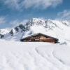 Hütte im Schnee Lech Zürs